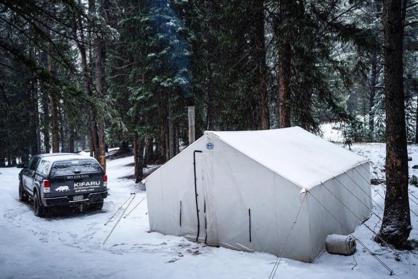 Carpa Davis Tent 14x15 Canvas para Camping y Caza miniatura 6