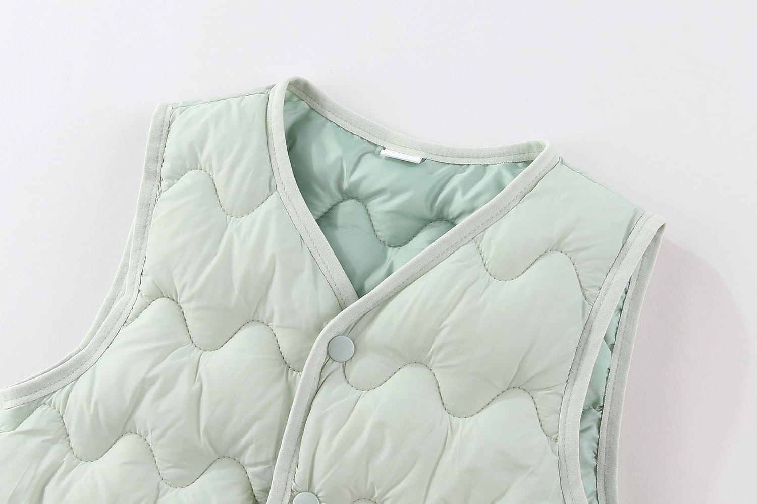 AIWUHE Toddler Puffer Vest Boys Girls Down Vest Warm Winter Jacket Lightweight Sleeveless Buttons Coat 18M-7Y - Image 5