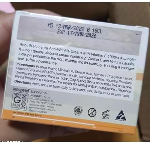 Miniatura 5 de Rebirth Placenta Crema Antiarrugas 100 Ml. 3.3 Fl.oz 1 uds.