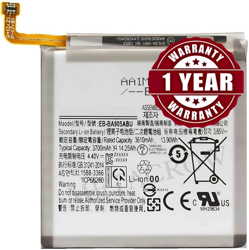 Image of Original EB-BA905ABU Battery Compatible for Samsung Galaxy A80 (SM-A805F) - (3700mAh) - 1 Year Warranty JK1