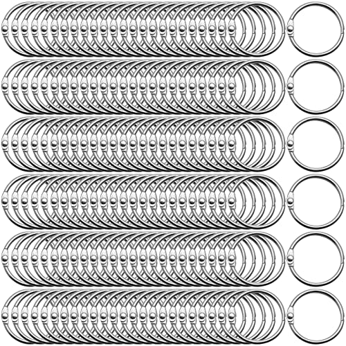 Anneaux de reliure en métal 25 mm pour feuilles mobiles et cartes d'index - Lot de 500