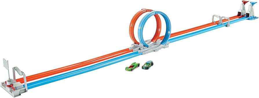 Amazon | ホットウィール(Hot Wheels) ダブルループダッシュ トラック