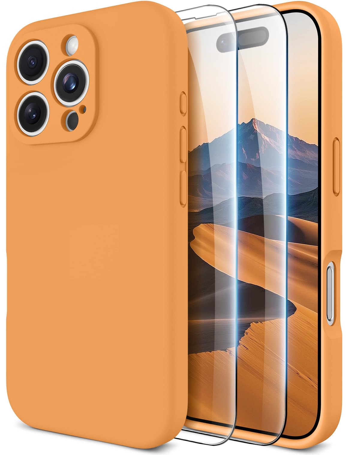 OTOFLY for iPhone 16 Pro Max Case, Compatible with MagSafe, Shockproof Magnetic Silicone Case for iPhone 16 Pro Max,[Military Grade Protection] [2