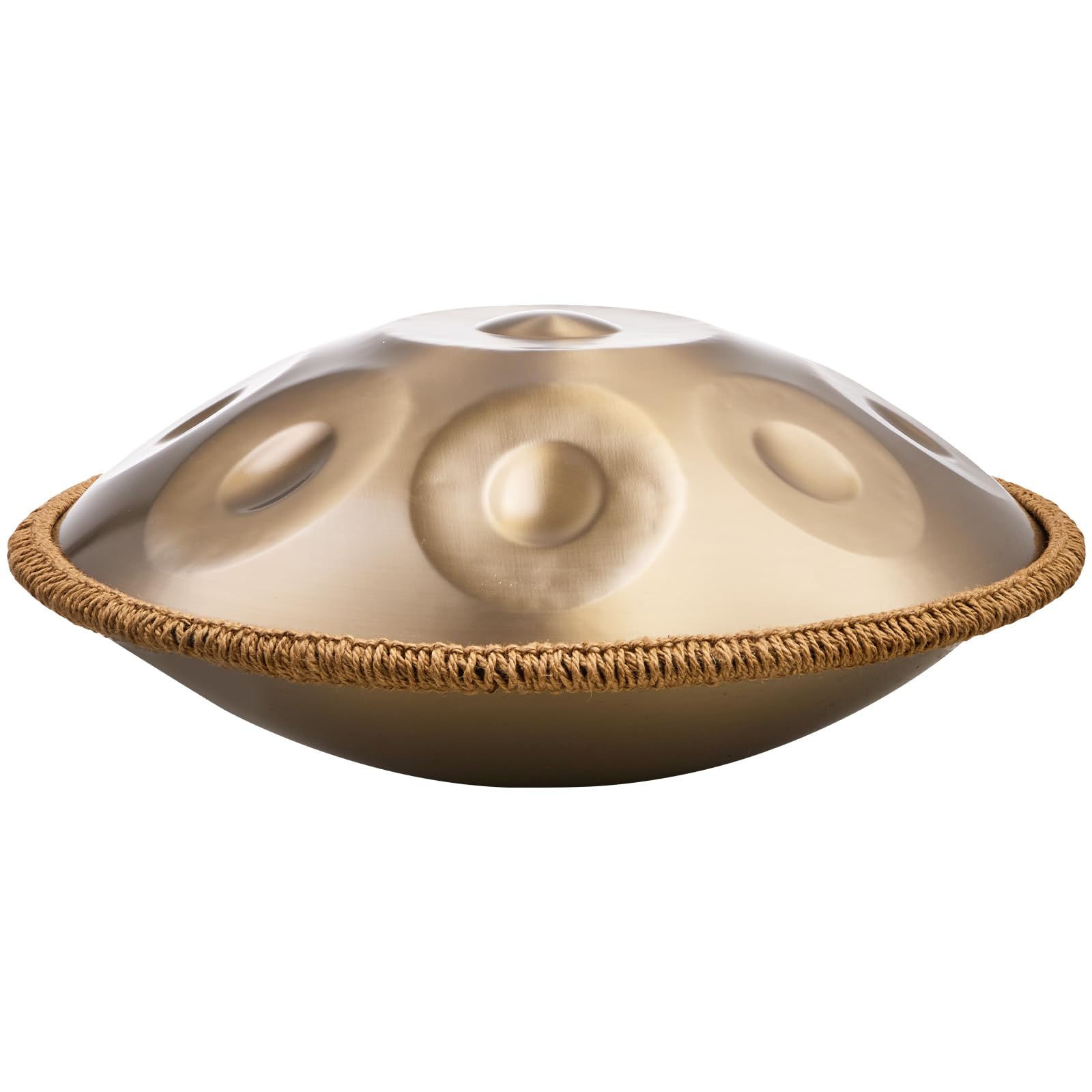 VEVOR Handpan Tamburo 550 mm, 10 Toni in Re Minore - Con Mazze, Supporto, 432 Hz Borsa per Trasporto - Strumento Sonoro Curativo per Adulti Principianti