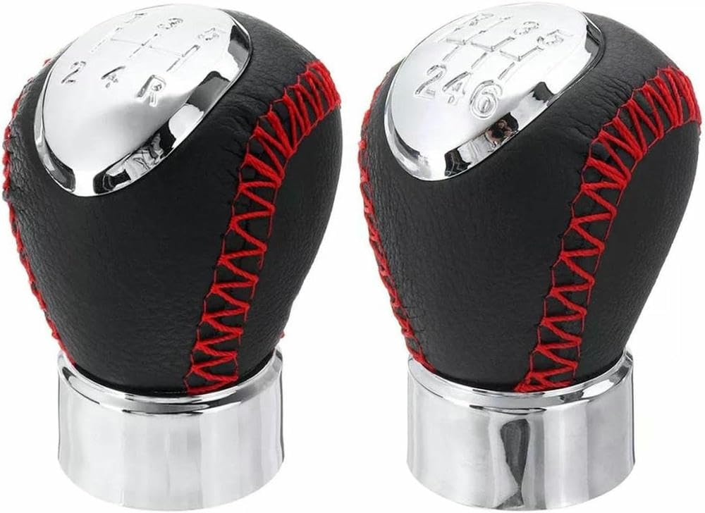 GZNBB Car Manual Gear Shift Knob Boot Cover Gaiter Lever Shifter Handle Stick, for Mazda MPV 1999-2006