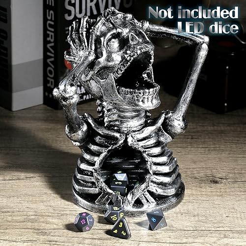 Torre de dados DND calavera para juego de mesa y dados rol 3