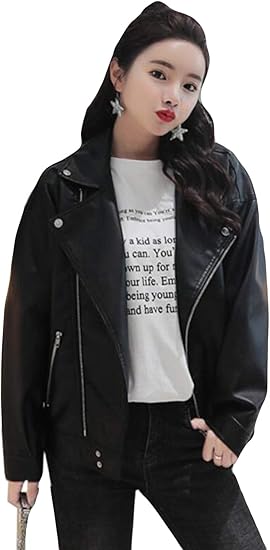 Amazon Alppvライダースジャケット レディース ジャケット コート 長袖 春 レディース バイカージャケット 折り襟 Puレザー レザージャケット カジュアル ファッション 通勤 通学 コート ジャケット 通販 Amazon Alppvライダースジャケット レディース ジャケット コート 長袖 春 レディース バイカージャケット 折り襟 Puレザー レザージャケット カジュアル ファッション 通勤 通学 コート ジャケット 通販