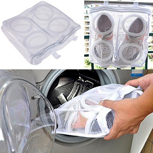 Yamalans 1Pc Sneaker Tennis Boots Sports Shoes Mesh Laundry Washing Bags #TOP2