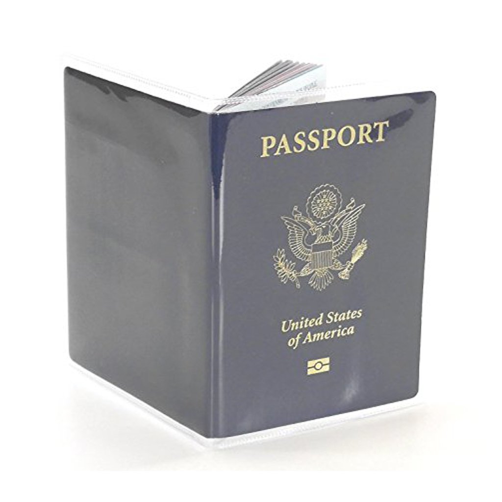 MERISHOPP Transparent Passport Cover Case Coverage of Passport Transparent Protector-picture-33