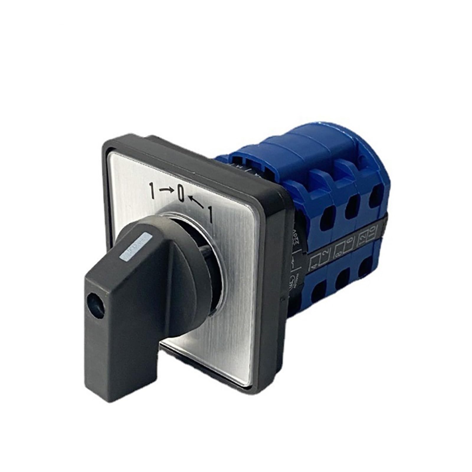 JGNAYRKJQI LW26-20/3B Reset Rotary Cam Switch 20A 690V 3 Poles Positions Changeover Selector Self Resetting/Momentary LW28 LW39B