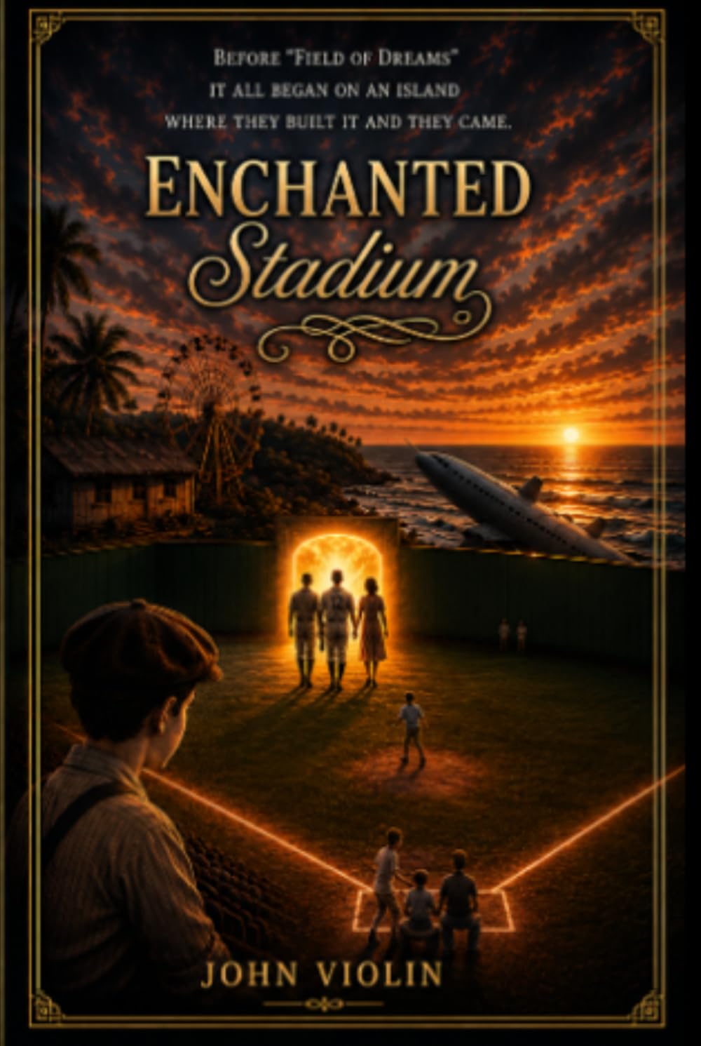 Enchanted Stadium: Baseball, Historical, Fiction, Stadiums, MLB, Field of Dreams.