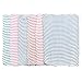 B53 6-Pack Textured Multicolored Dish Cloths Kitchen Towels for Washing, Dusting, and Household Cleaning