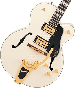 Gretsch G2420TG Streamliner Hollow Body with Bigsby LTD, Laurel Fingerboard and BroadTron BT-3S Pickups Vintage White