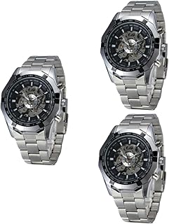 Relógios Mecânicos Para Homens 3Pcs Relógios Mecânicos Para Homens Relógio De Pulso Automático Relógio Mecânico Masculino Relógio De Pulso Masculino Relógio De Pulso Mecânico Oco