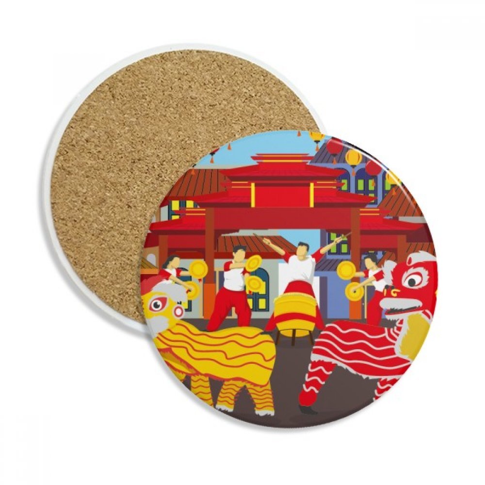 Coaster en céramique original et coloré à offrir pour un thé