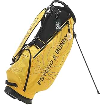 サイコバニー ゴルフ スタンド式 キャディーバック【ライムイエロー】中古！ Amazon | Psycho Bunny(サイコバニー) ｽﾀﾝﾄﾞｷｬﾃﾞｲﾊﾞｯｸﾞ LWG