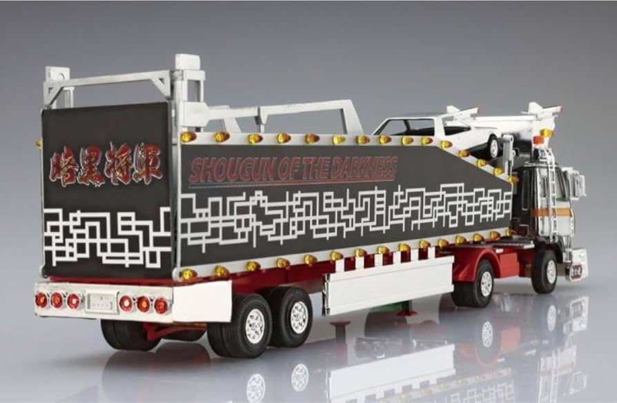 アオシマ デコトラ トラック 不動明王 プラモデル 大型トラック 1/32