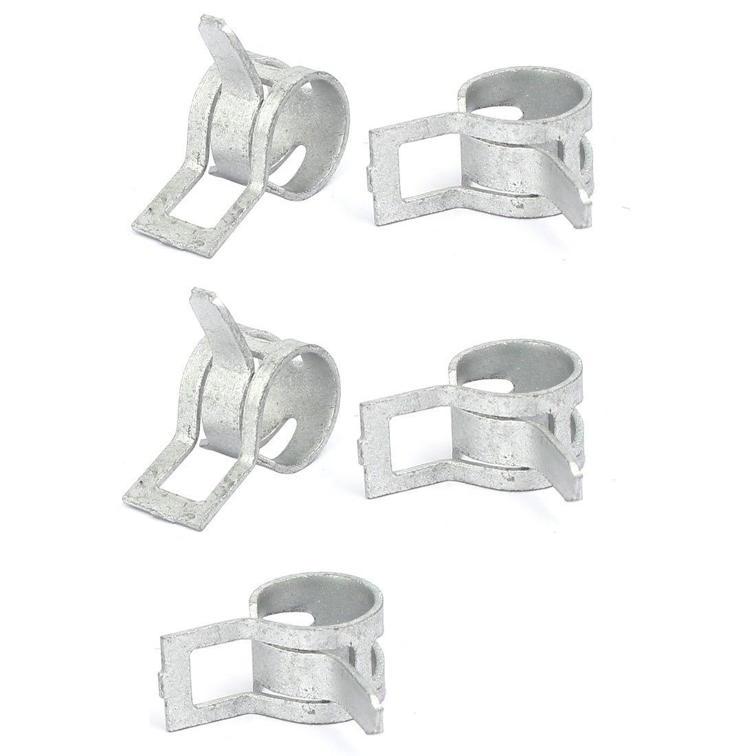 Aexit 9mm Inner Clamps Dia Dacromet Coating Spring Clip Water Pipe Fuel Line Hose Strap Clamps Clamps 5pcs