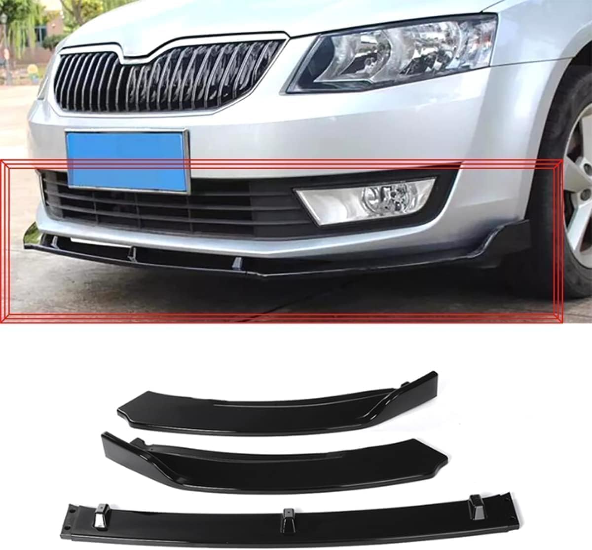 Body extérieur protection pour Skoda Octavia ailerons séparateurs anti-rayures