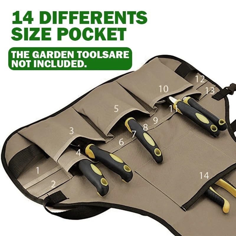 Grembiule da lavoro, grembiule per attrezzi, Grembiule da lavoro Grembiule da giardino Tela utile Grembiule da lavoro resistente Grembiule protettivo impermeabile Cinghie incrociate sul retro Attrezzo