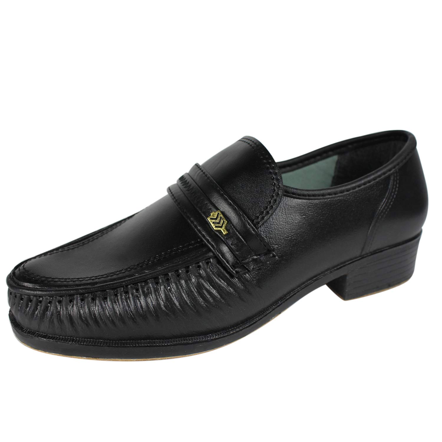 Erwachsene Kinder Tanzschuhe aus Leder für Michael Jackson Space Sliding Step Lederschuhe mit Socke, Schwarz - Schwarz - Größe: 40 2/3 EU