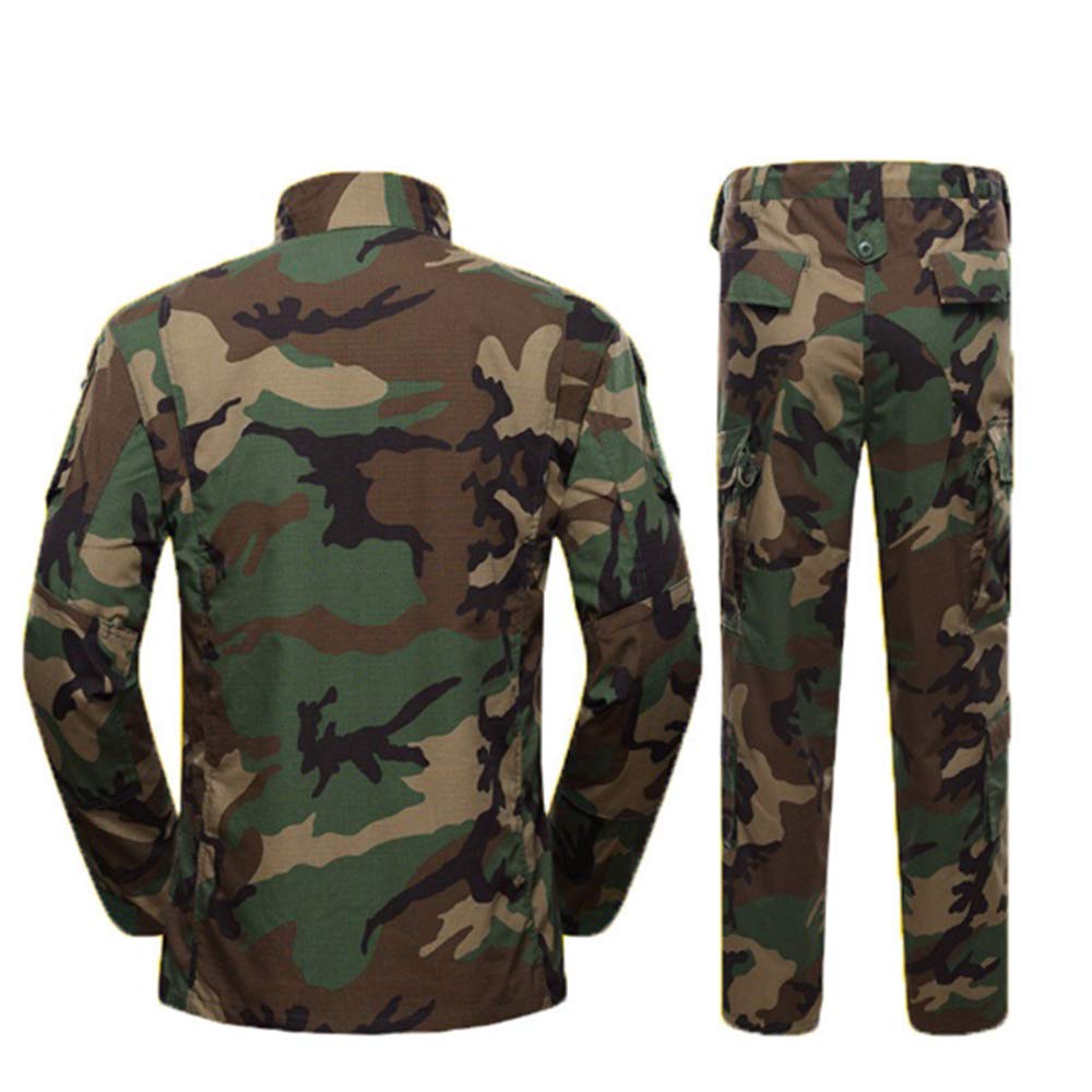 Paintball Airsoft Chasse Armée Fan Costume Tactique Chasse Costume Combat BDU Costume Guerre Jeu Champ Survie Veste Tactique Chemise Commuter Sports De Plein Air Formation Workwear(Hauts + Pantalons)