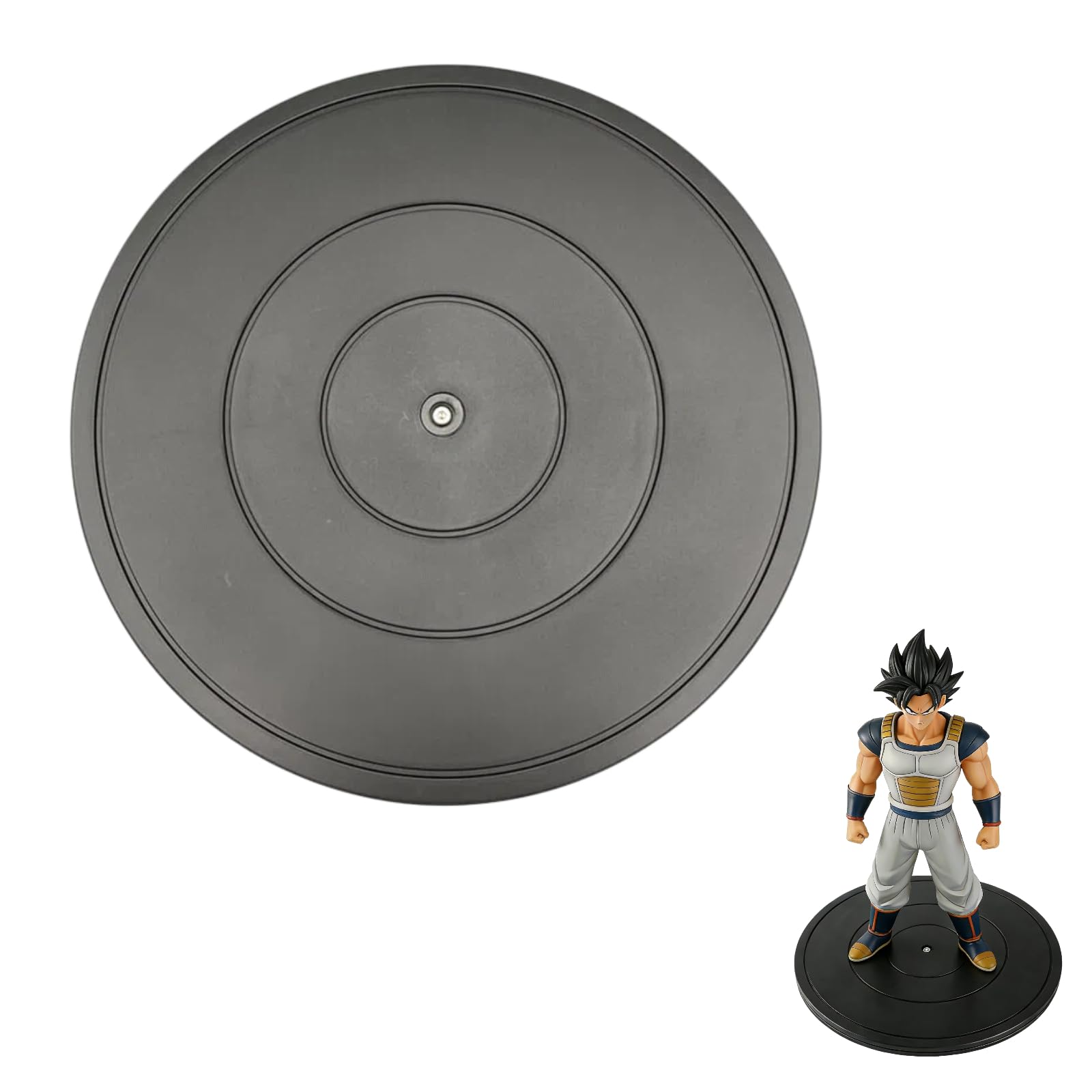 40cm Plateau Tournant Universel,Solide Plateau Tournant à 360°,Support Pivotant à 360 Degrés avec Roulements à Billes en Acier pour Plantes en Pot Haut-Parleurs Ordinateurs Portables Moniteurs