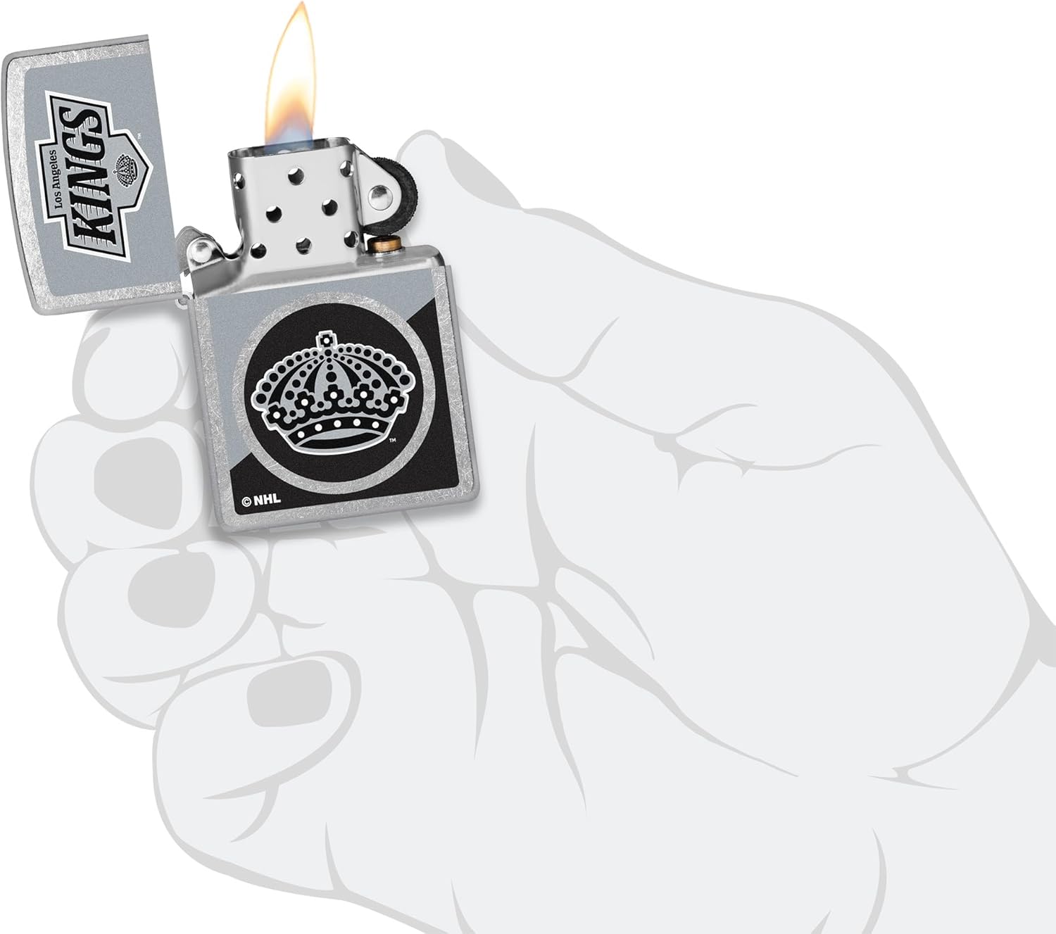 Zippo 2024 NHL Chrome Pocket Lighters