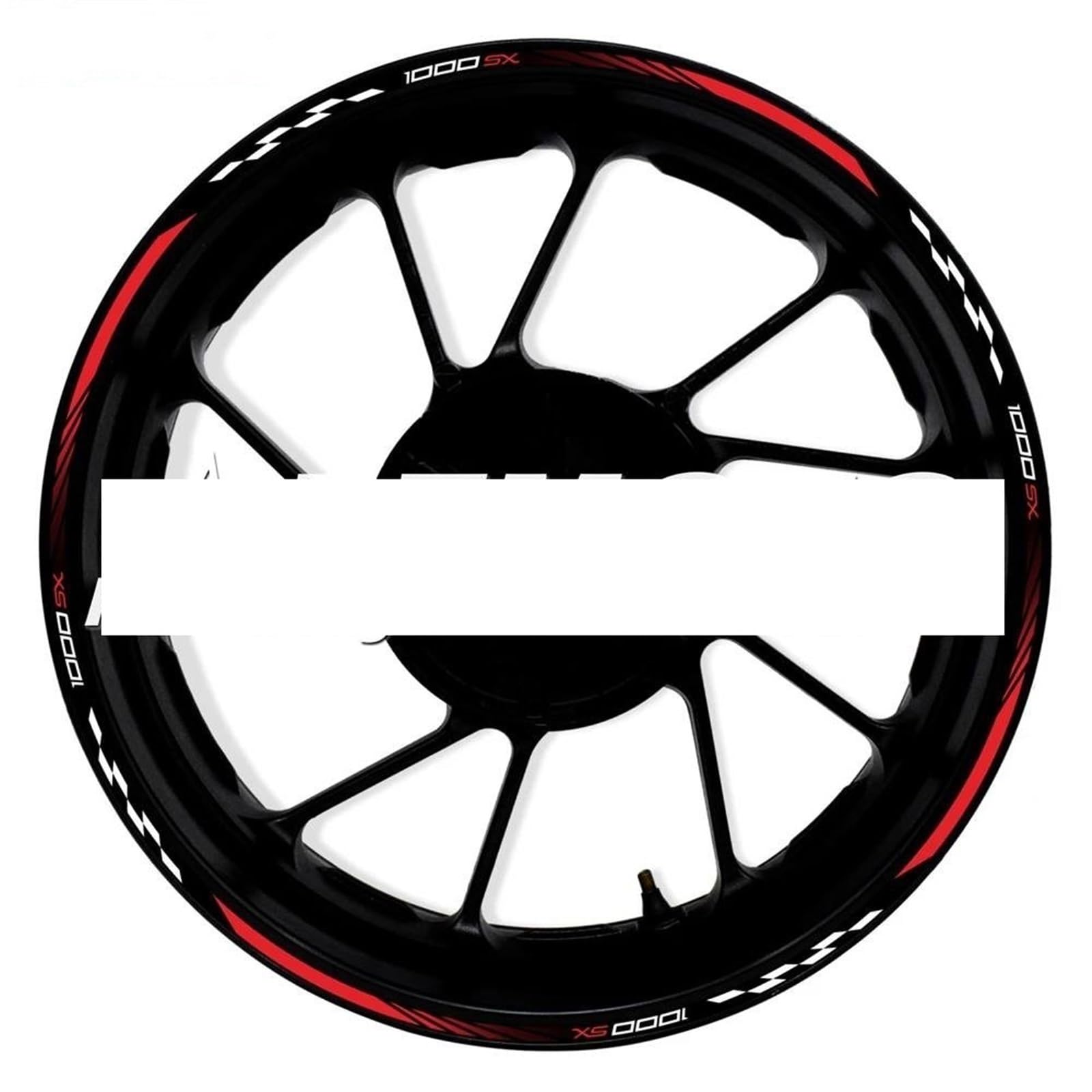 Motorcycle Wheel Stickers for Kawasaki for Z1000SX for Z-1000SX Motorbike