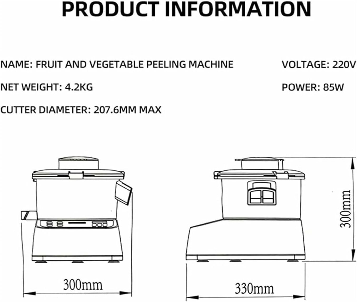 Electric Grape Peeling Machine, 6 Gears Automatic Fruit Tomato Peeler Tool, Direction, Speed and Time are Adjustable, Button Operation Panel, for Fruit, Garlic, Skin Remover
