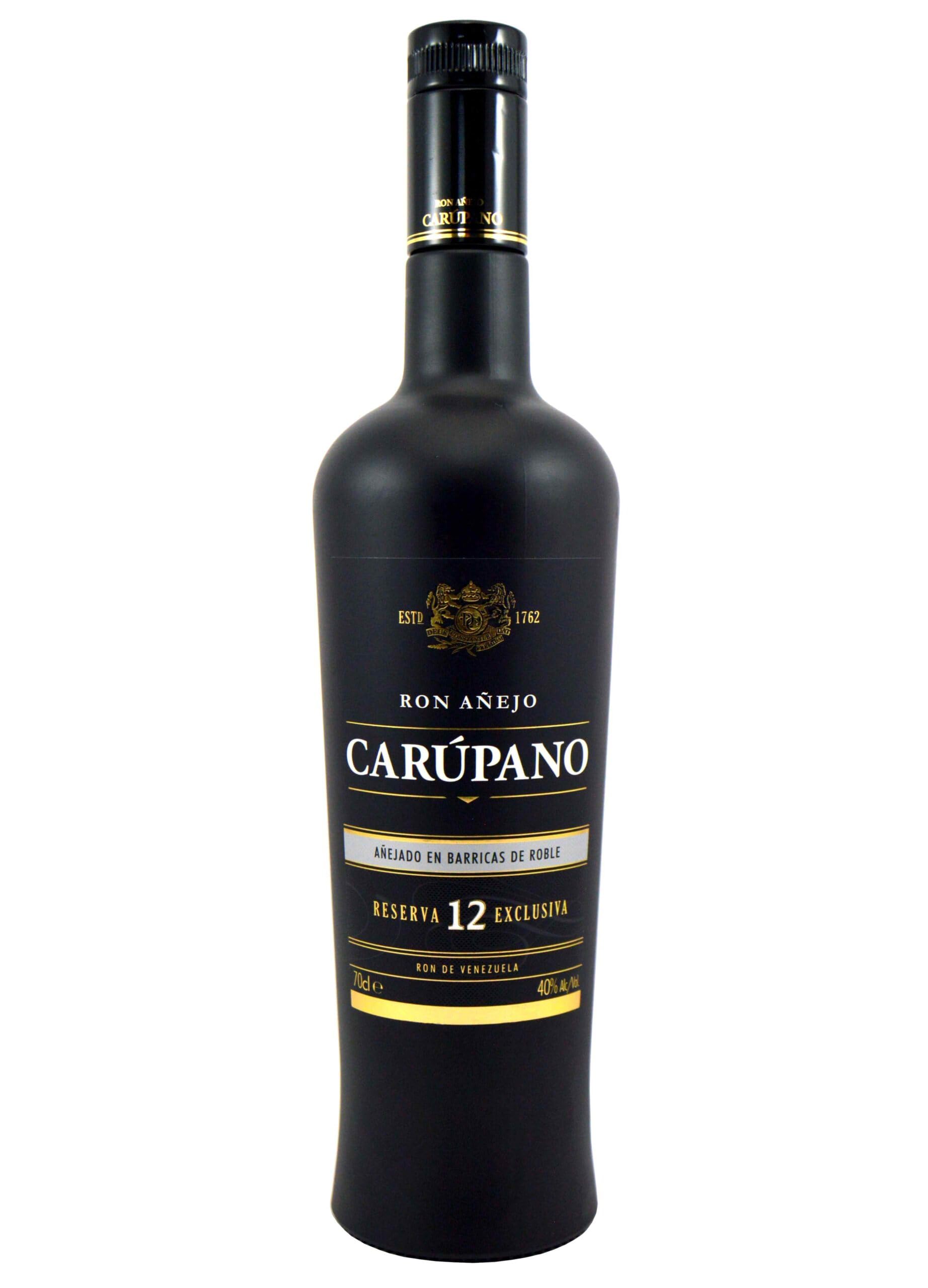 CARUPANO RON ANEJO RESERVA EXCLUSIVA 12 AÑOS 70 CL