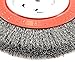 Forney 8 in. Crimped Wire Wheel Brush Metal 6000 rpm 1 pc.
