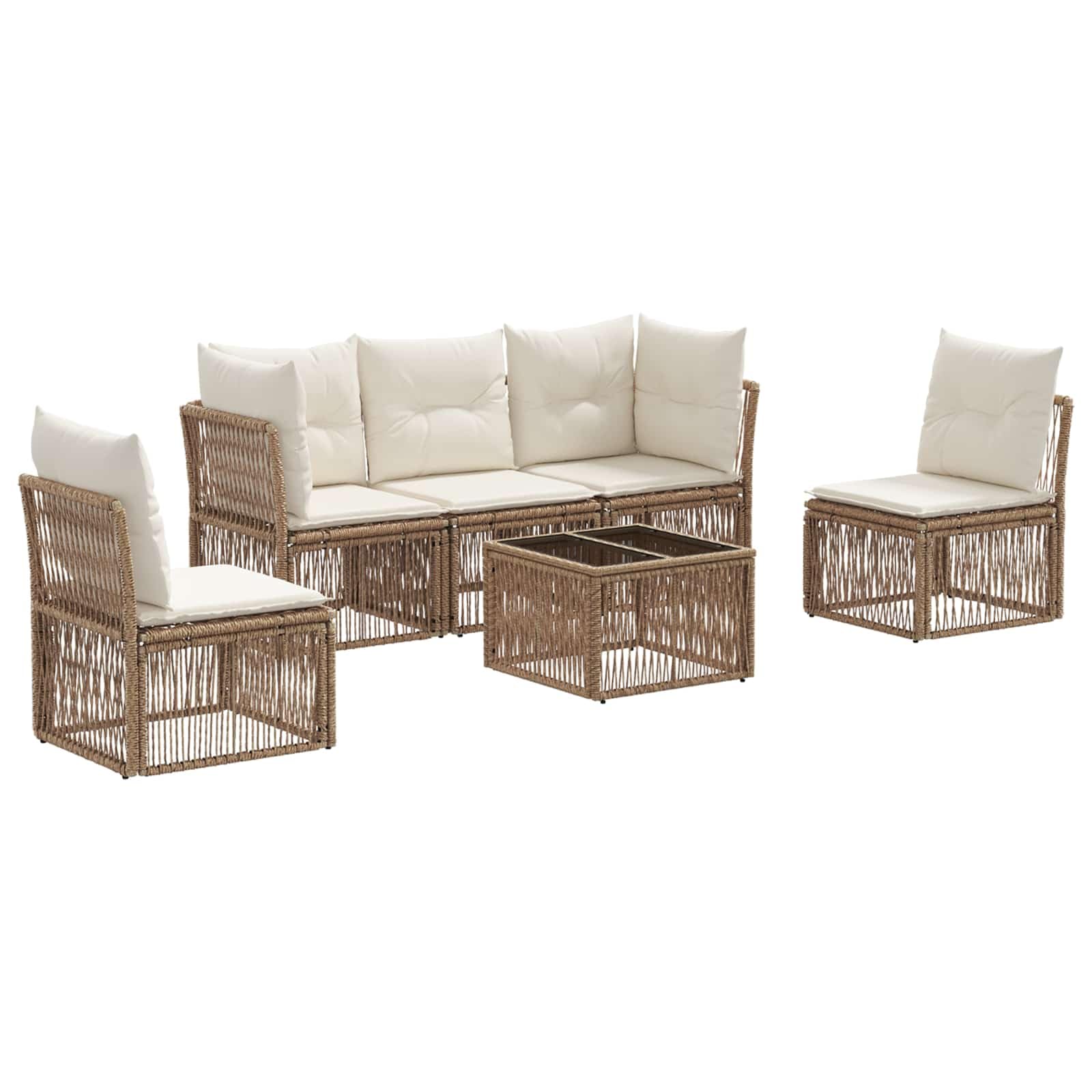 Canapé de jardin moderne modulable pour créer un espace extérieur chaleureux