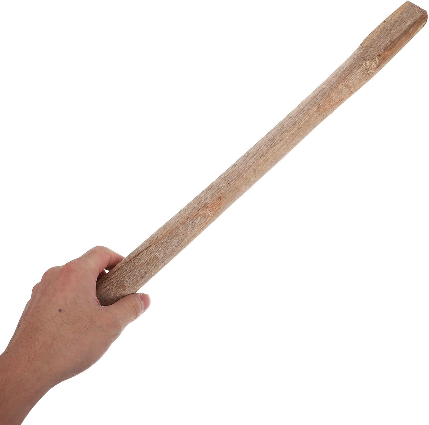 2pcs Wooden Hoe Handle Replacement for Garden Tools, Sturdy Hardwood with Ergonomic Grip, Easy Replacement Spade Handle Suitable for Gardening and Lawn Care