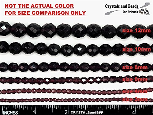 6Mm (204) Crystal Ab, 3X16In Strands, Czech Fire Polished Round Faceted Glass Beads #TOP2