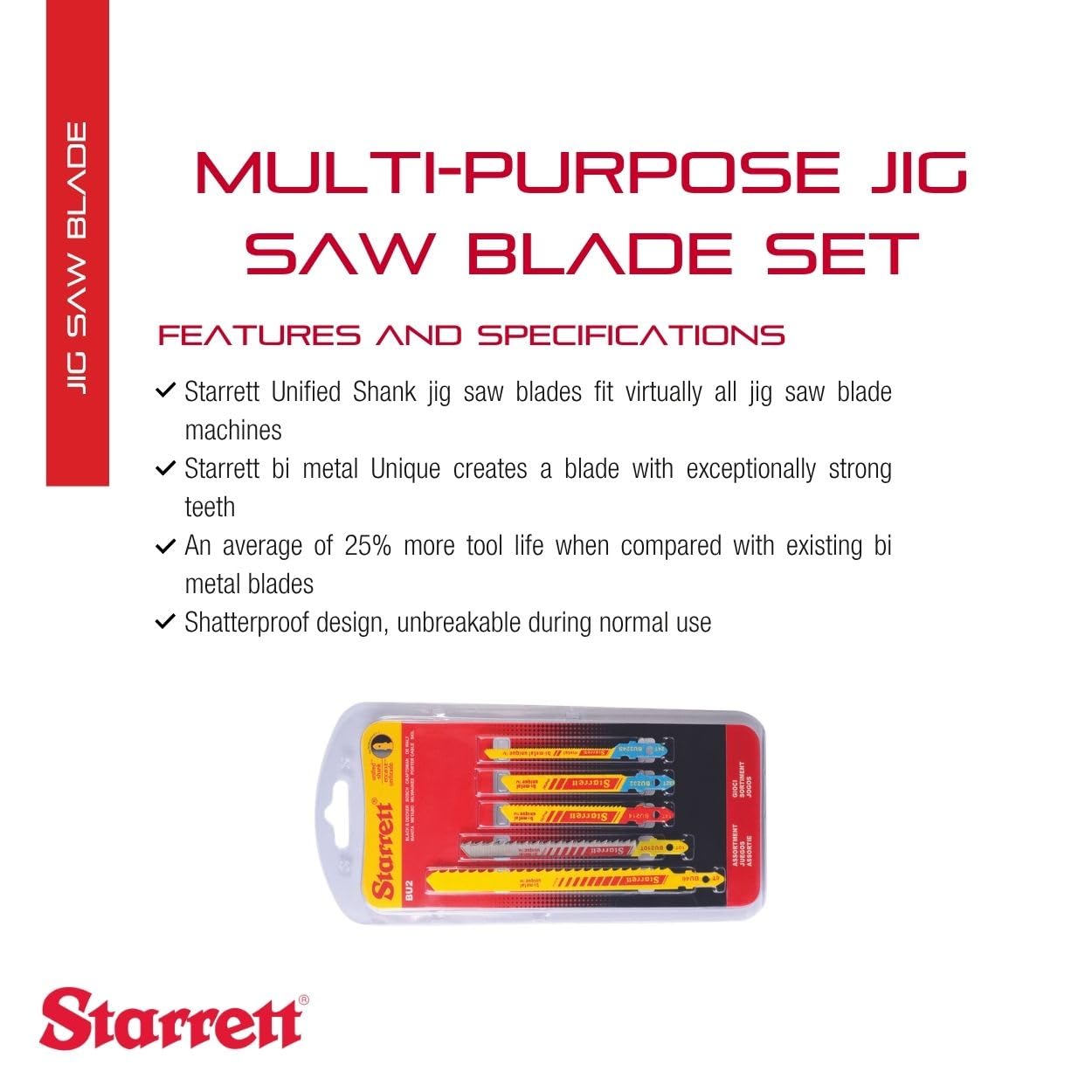 Starrett BU2 – BU2 – wielofunkcyjna otwornica do otwornic, wyrzynarka Multi