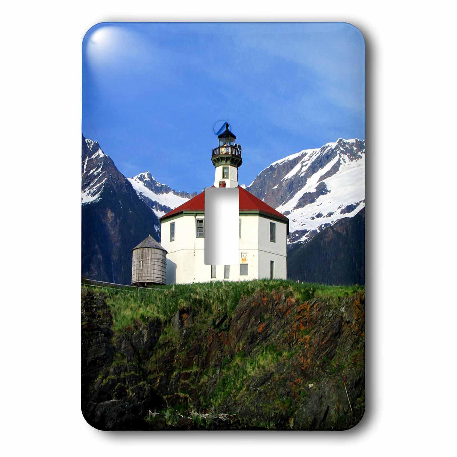 Interrupteur simple Alaska et phare de Lynn Canal pour décoration murale