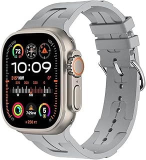 Fekra Single Tour Silicone Strap For Apple watch band Ultra 49mm 45mm 44mm Breathable bracelet iWatch series 9 8 7 6 SE Ultra 2 strap