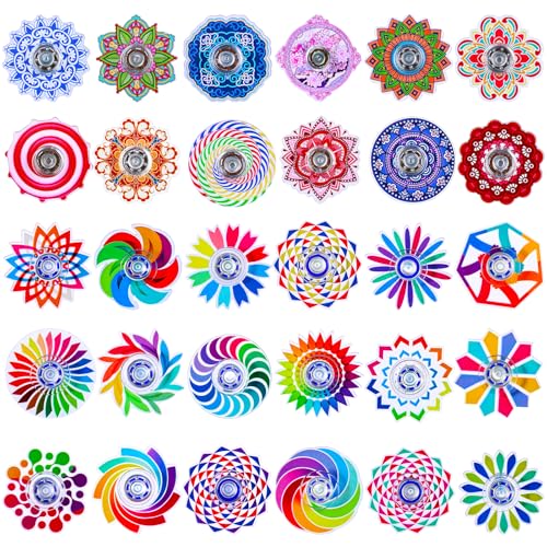 Bulk Fidget Spinner 50-Pack: 30 Designs for Kids