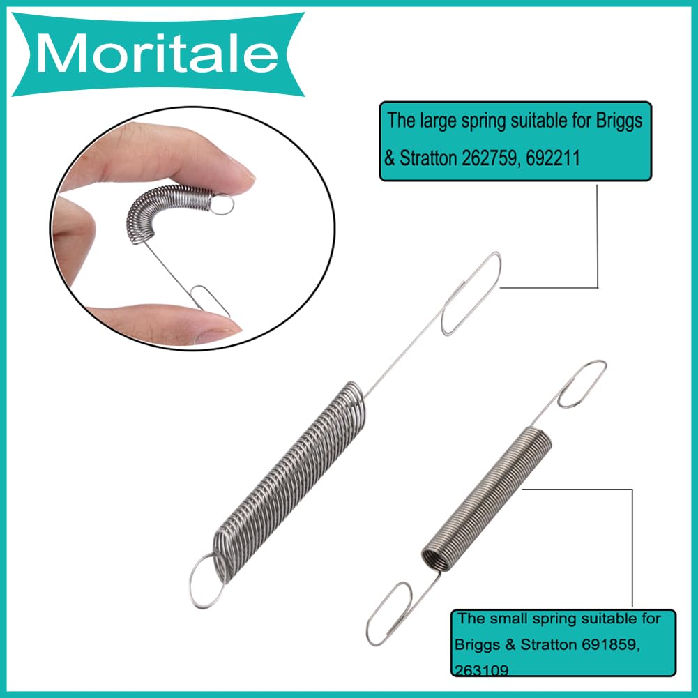 Moritale Regulator sprężyn do Briggs & Stratton Classic Sprint Quattro 691859 692211 262759(4 sprężyny)