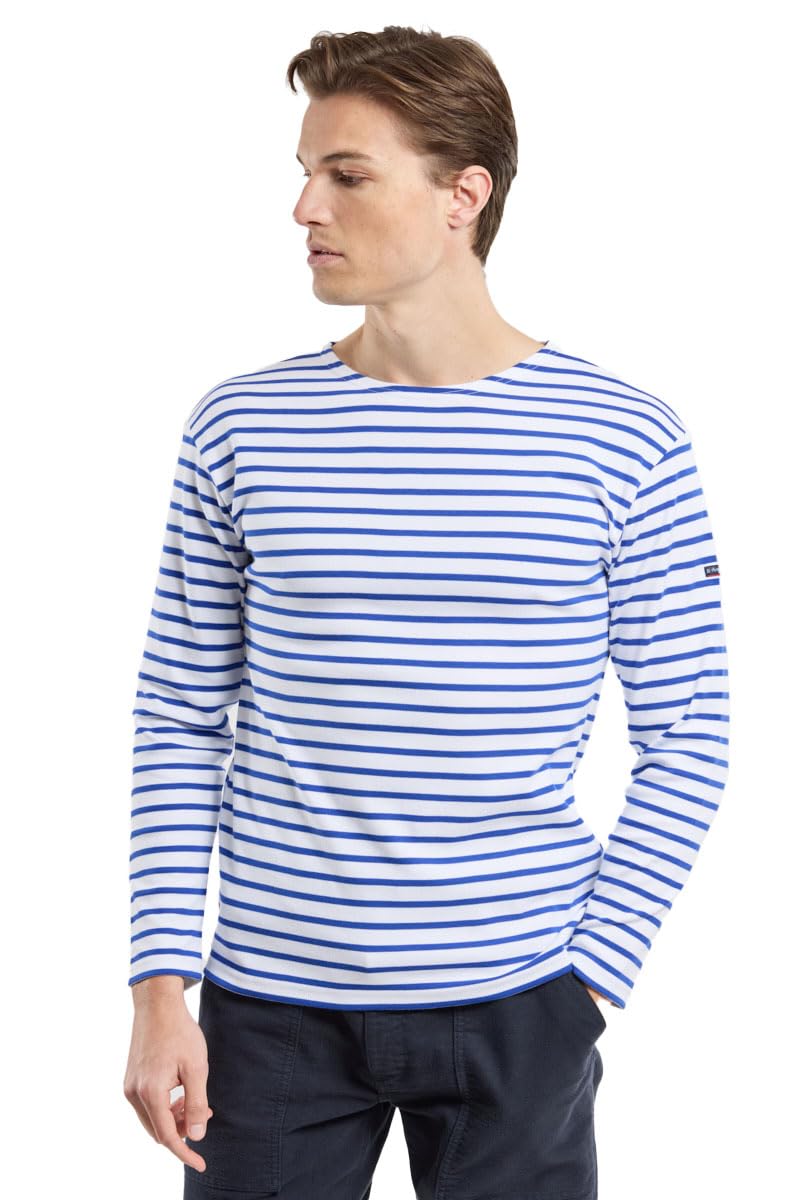 Armor Lux, Men's Loctudy Sailor, White (Dw5 White/Star Dw5), XXL
