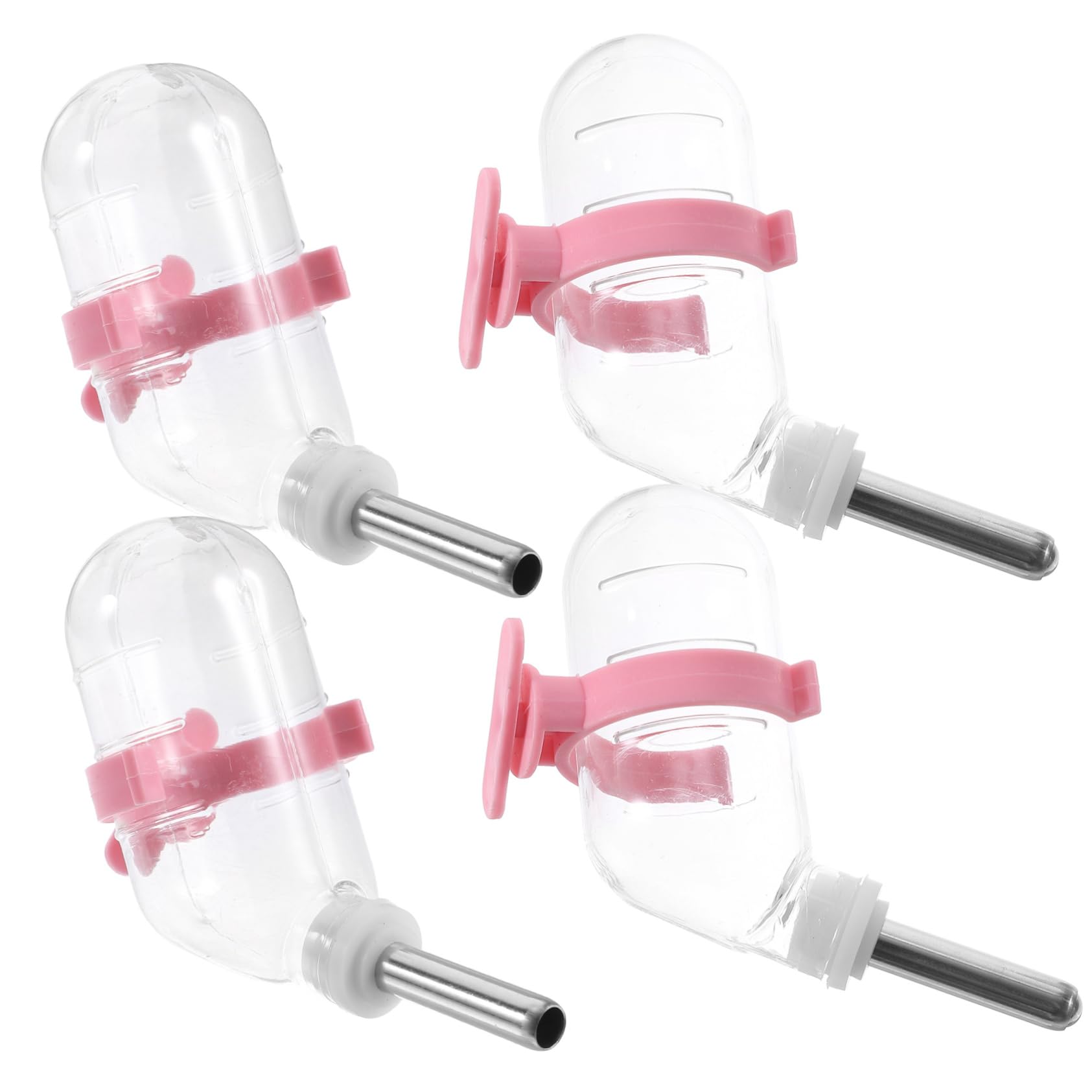ERINGOGO 4Pcs Hamster Water Feeder Automatic Hanging Waterer Leak Drinking Bottles for Pets Convenient Pet Hydration