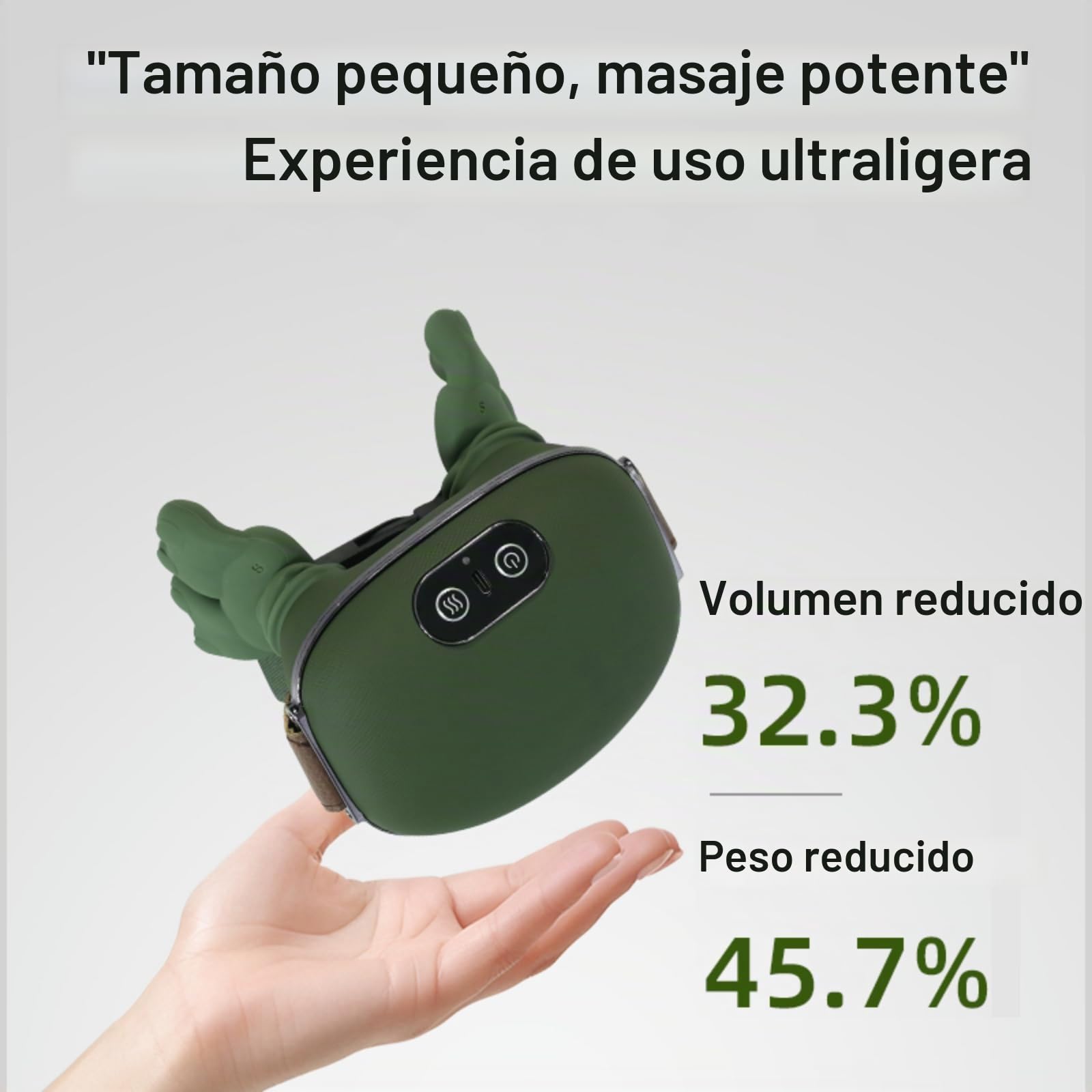 Masajeador Cervical y Espalda con Calor, Eléctricos masajeador Shiatsu portátil para cuello y hombros, masaje para la relajación muscular, Regalo para Mujeres, Hombres mamá y Papá