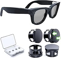 Vista 8 de Paquete de 6 fundas bloqueadoras de luz LED compatibles con Ray-Ban Meta Wayfarer/Skyler/Headliner (& Gen 2) Oakley Meta HSTN AI - Calcomanías