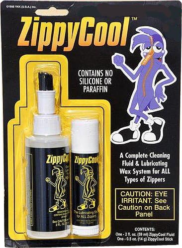 Zippy Cool ~ Cleaning Fluid & Lubricating Stick, The Complete Zipper Care System