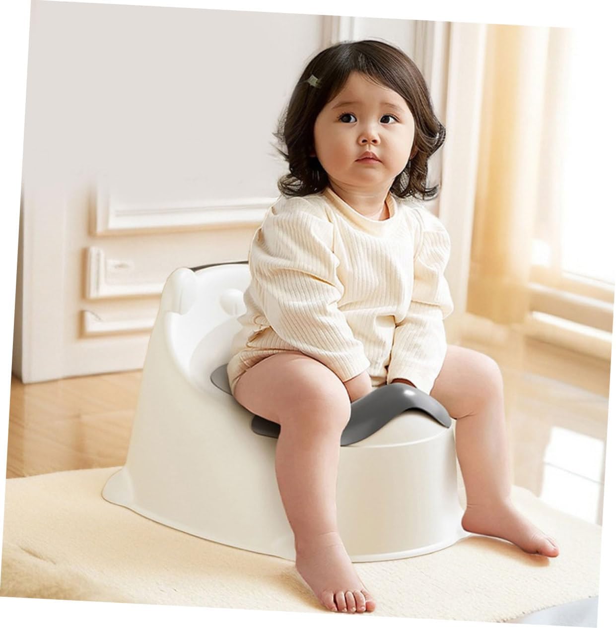 Hemobllo Easy-clean Portable Potty Training Seat Travel Potty for Toddlers Sturdy Construction Safety Base