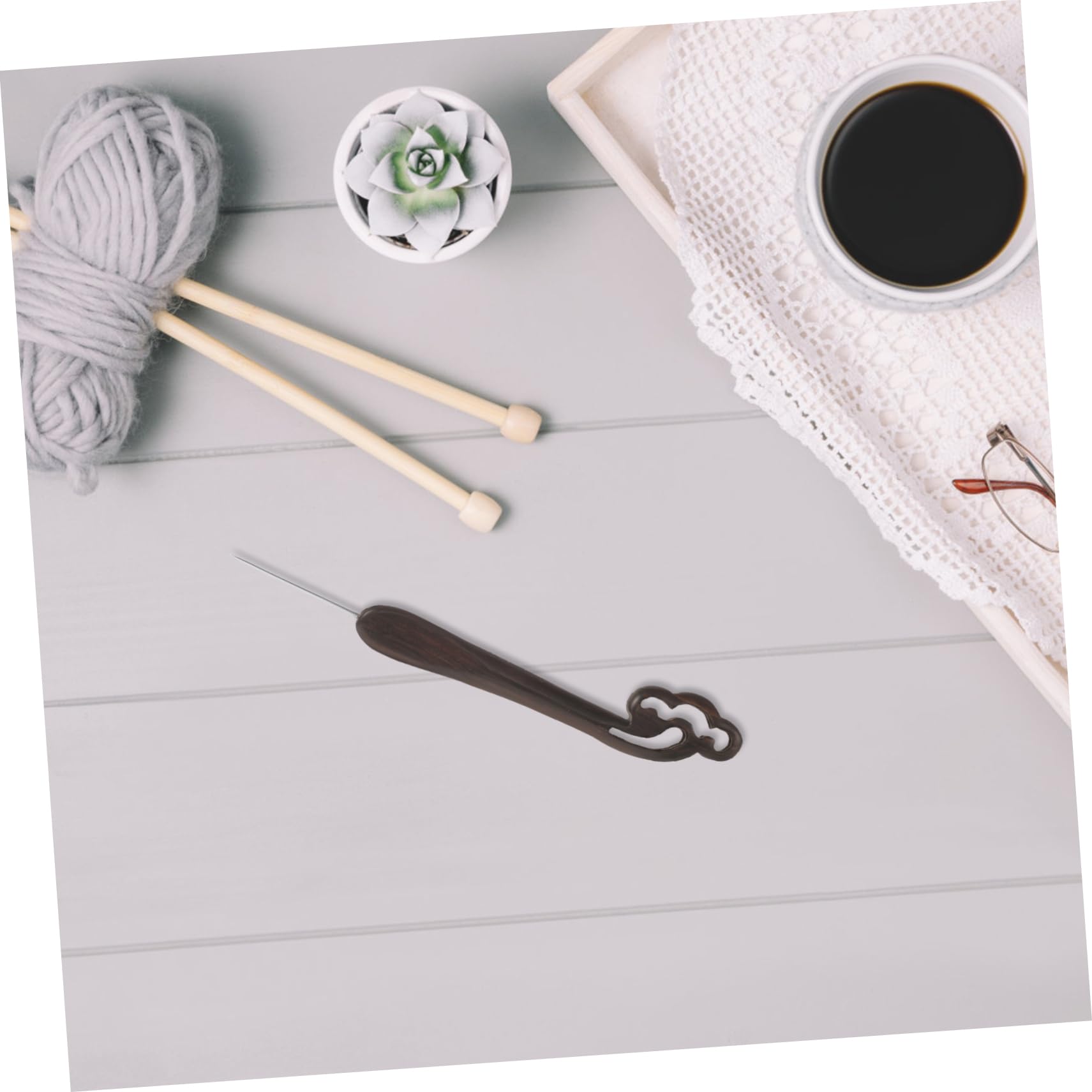 5piezas Ganchos De Crochet Para Tejer Kit De De Manualidades Para Principiantes De Para Hacer Bufandas Gorros Mantas