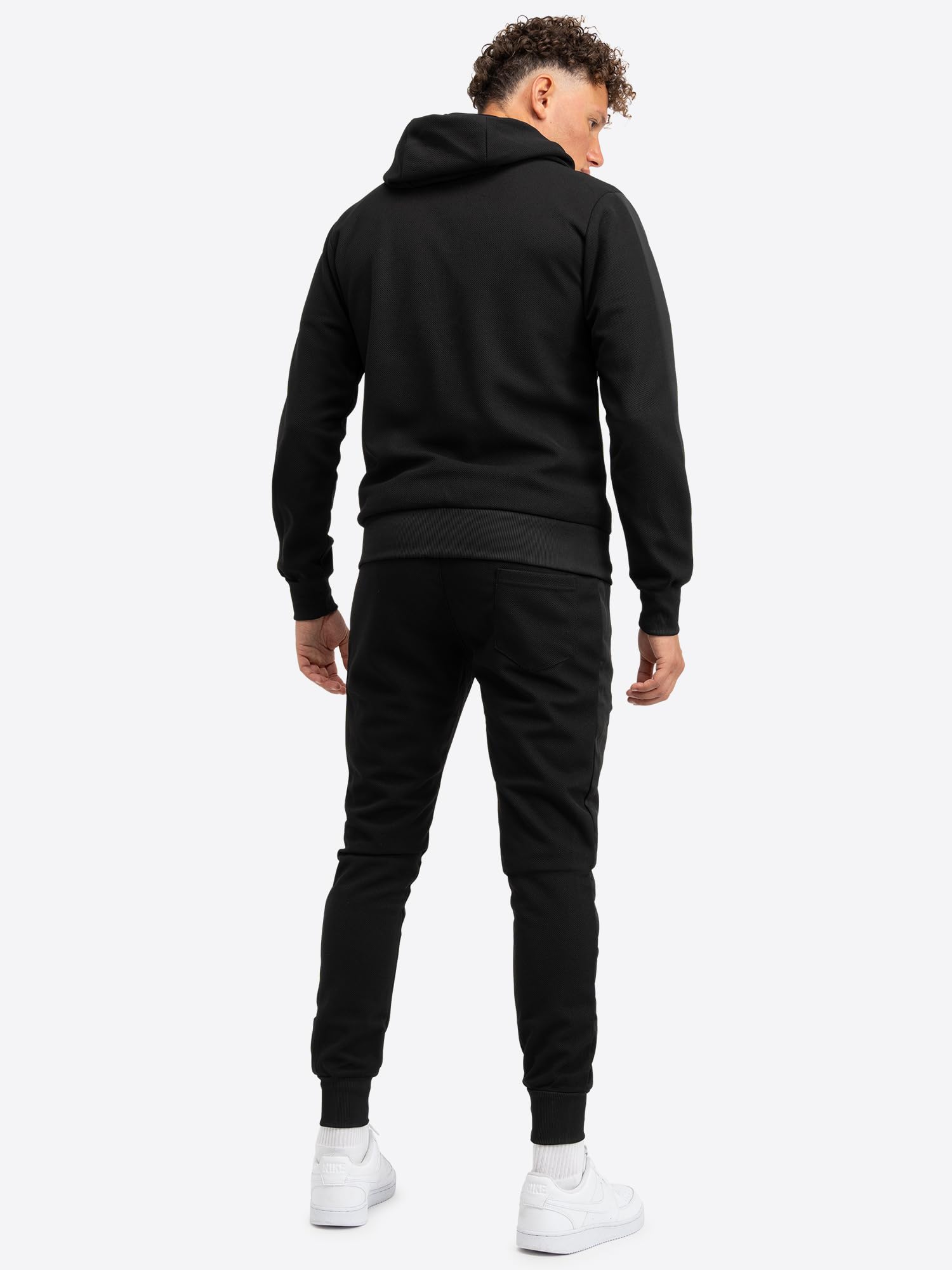 BENLEE Męski dres treningowy z kapturem, wąski krój, HACKBERRY