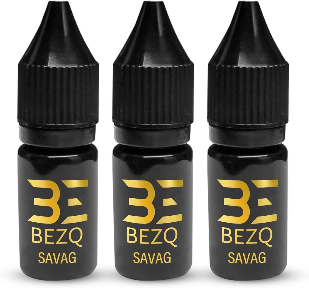 (Pack of 3) * 10ml Oil Refill Scent SAVAG | Car Perfume, Air Freshener - Suitable for CAR Diffuser | USB diffusers |Candle Scented Making Wax Melts Diffuser Reed Car Refill Bottle Drop by BEZQ