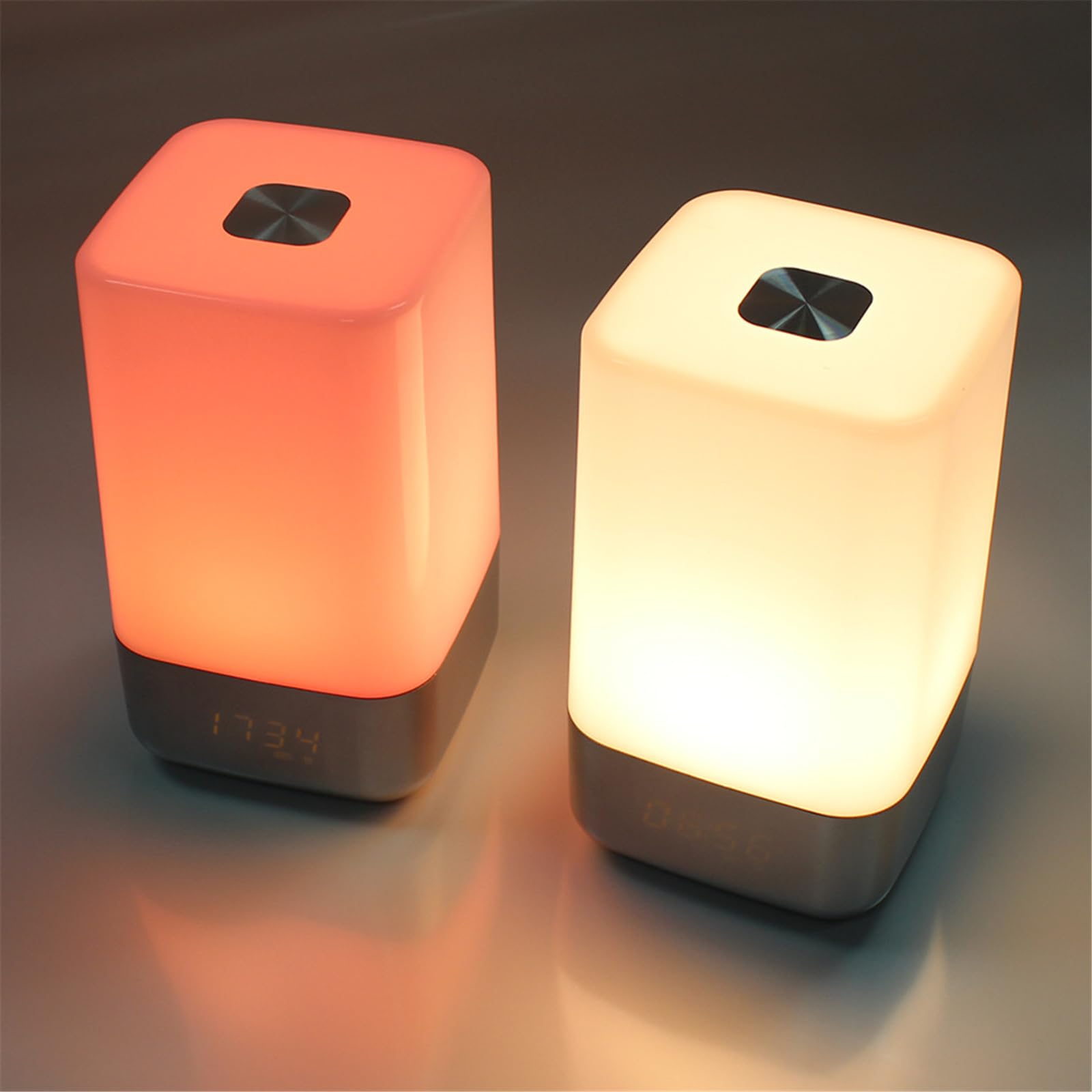 Lampada senza fili dimmerabile a LED touch per camera da letto, illuminazione d'atmosfera, simulazione dell'alba e risveglia, simulazione naturale del tramonto